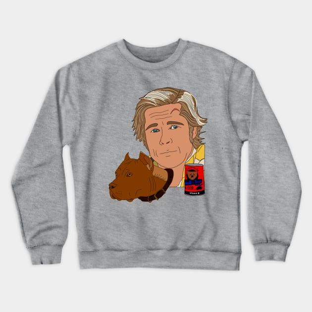 Cliff Booth Crewneck Sweatshirt by pinxtizzle